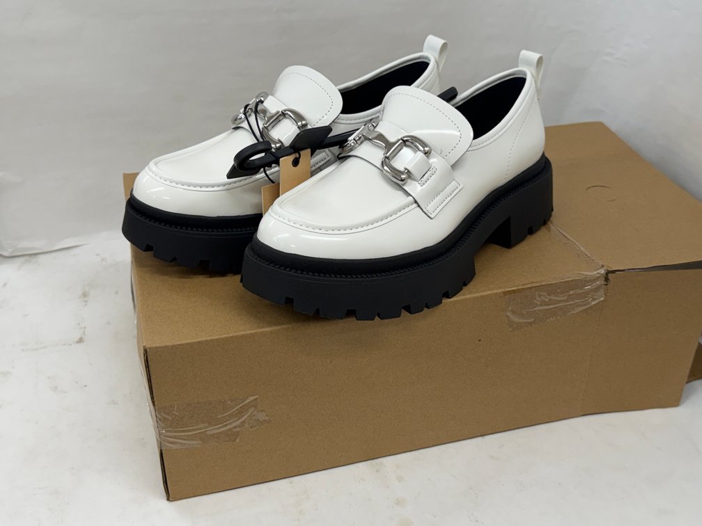 (12x Bid) Madden NYC Platform Loafers-7.5