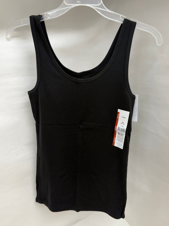 (24x Bid) Time & Tru Fitted Rib Tank Top-Medium