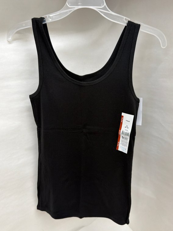 (24x Bid) Time & Tru Fitted Rib Tank Top-Medium