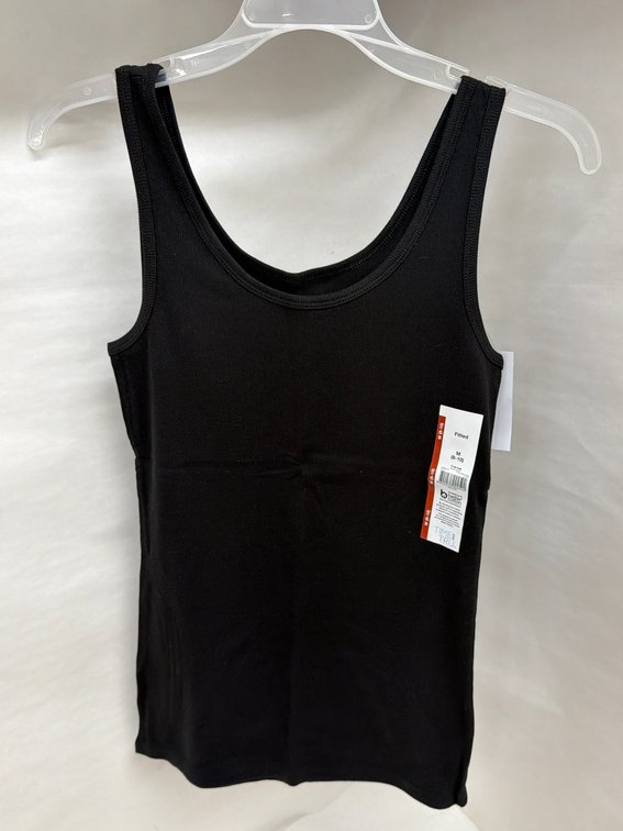 (24x Bid) Time & Tru Fitted Rib Tank Top-Medium
