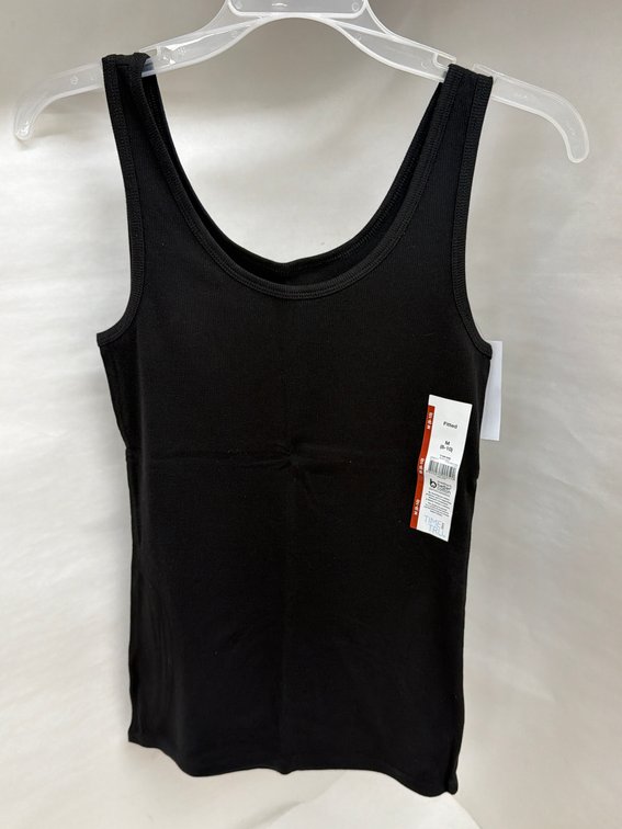 (24x Bid) Time & Tru Fitted Rib Tank Top-Medium