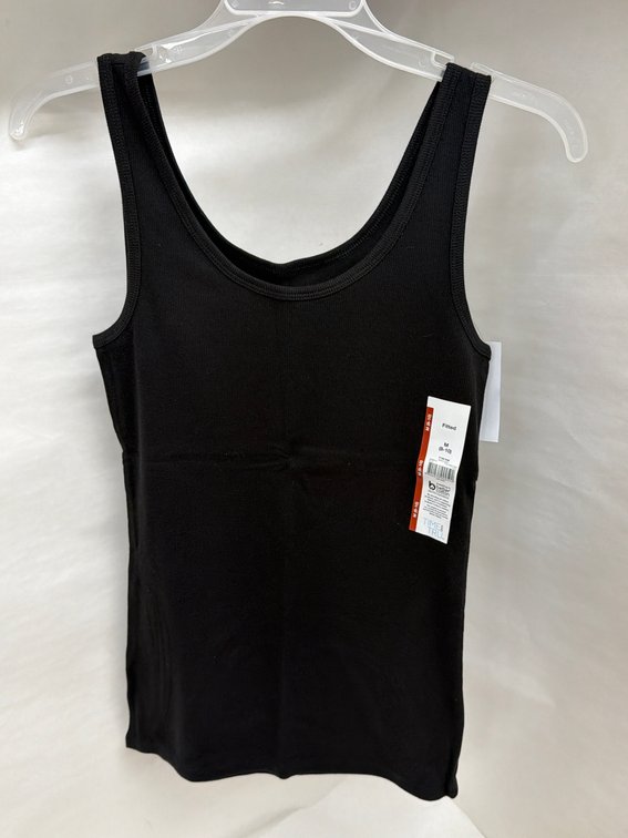 (24x Bid) Time & Tru Fitted Rib Tank Top-Medium