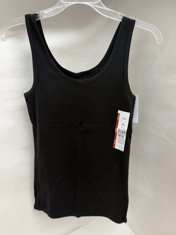 (24x Bid) Time & Tru Fitted Rib Tank Top-Medium