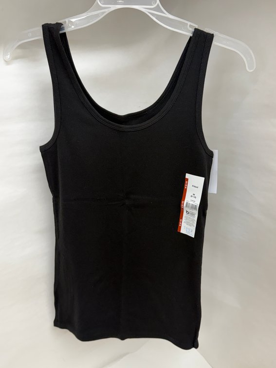 (24x Bid) Time & Tru Fitted Rib Tank Top-Medium
