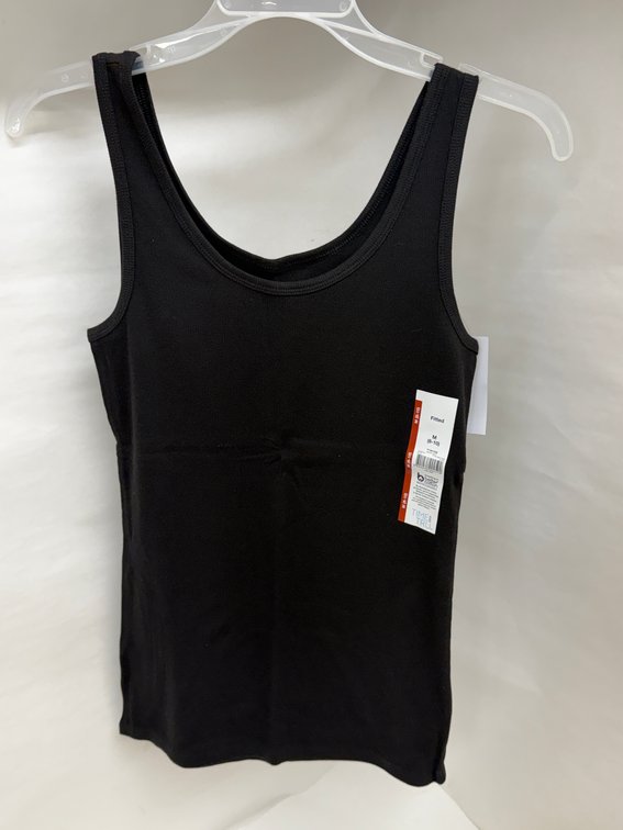 (24x Bid) Time & Tru Fitted Rib Tank Top-Medium