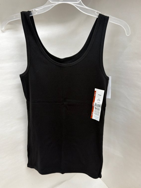 (24x Bid) Time & Tru Fitted Rib Tank Top-Medium