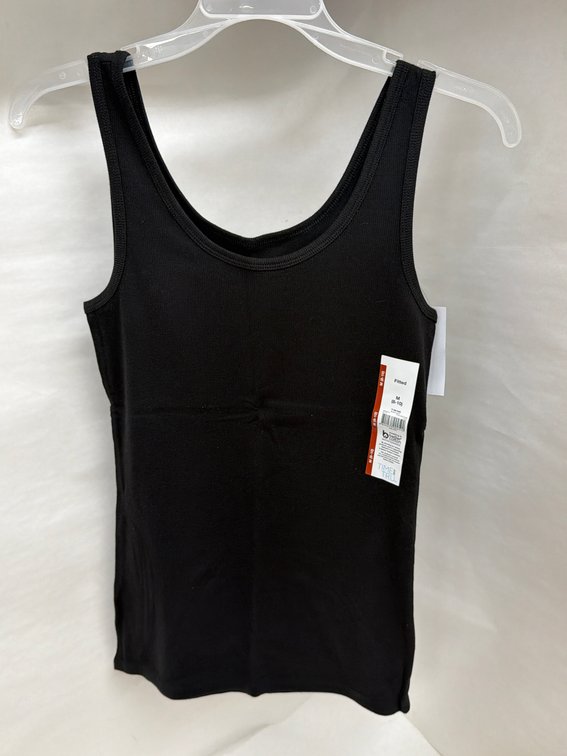 (24x Bid) Time & Tru Fitted Rib Tank Top-Medium