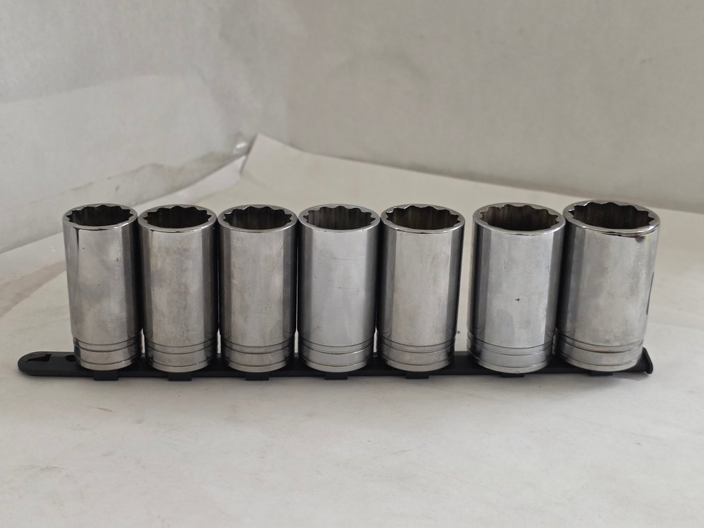Snap-On 7pc 1/2" 12pt SAE Deep Socket Set