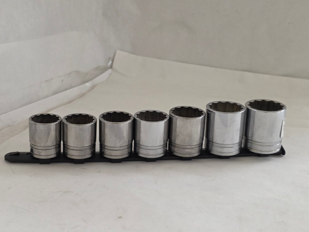 Snap-On 7pc 1/2" 12pt SAE Socket Set