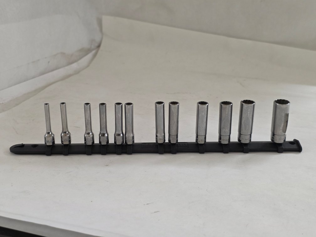 Snap-On 12pc 1/4" 12pt Deep Socket Set