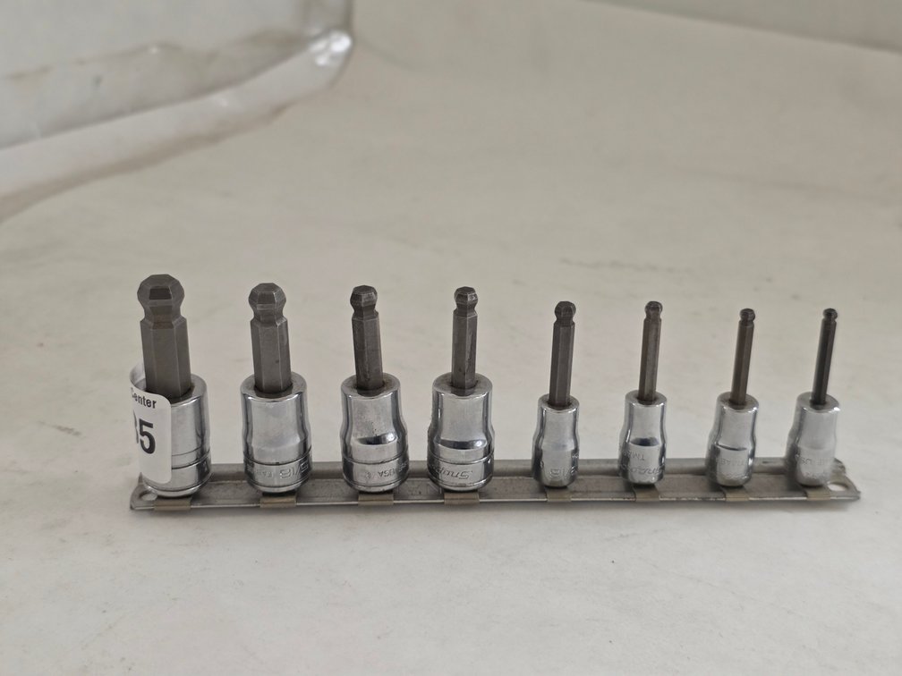 Snap-On 8pc 3/8" SAE Hex Bit Socket Set