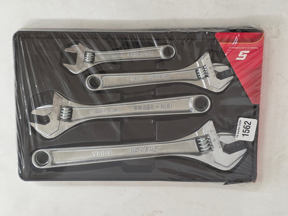 Snap-On 4pc Adjustable Wrench Set