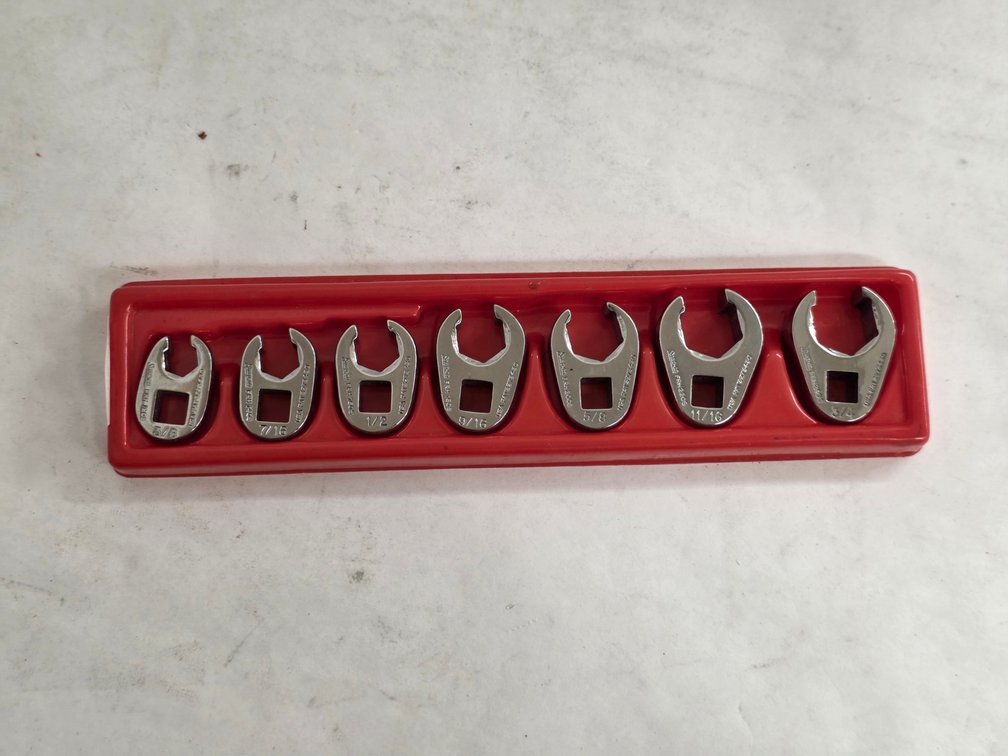 Snap-On 7pc 3/8" Crow Foot Wrench Set