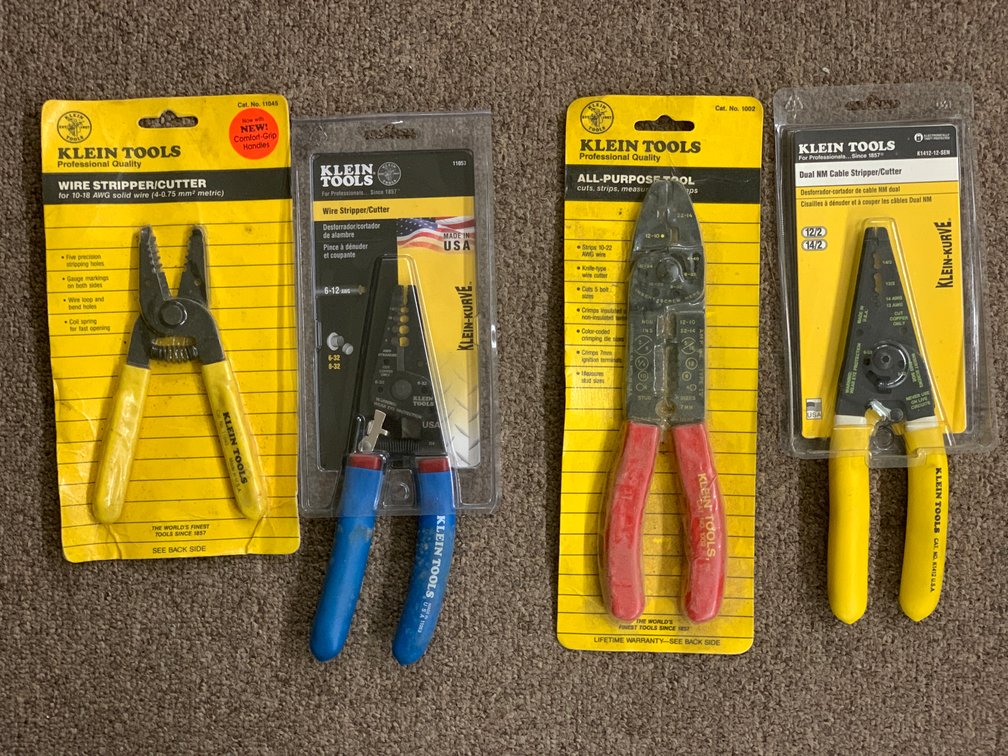 (4) Assorted Klein Tools