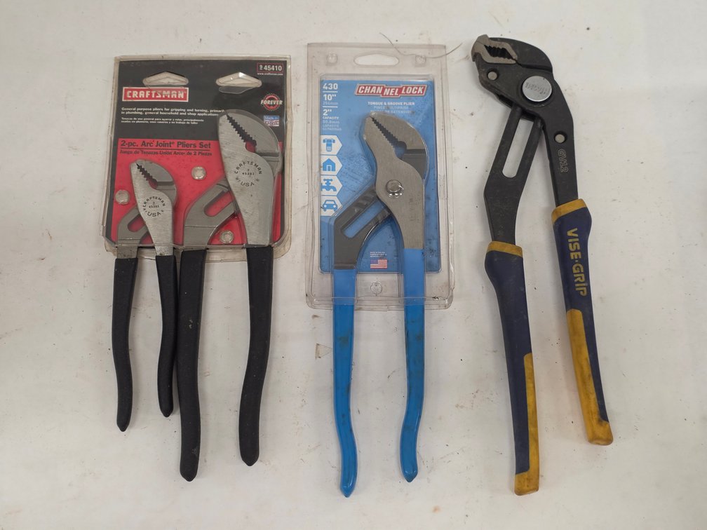 (4) Assorted Pliers