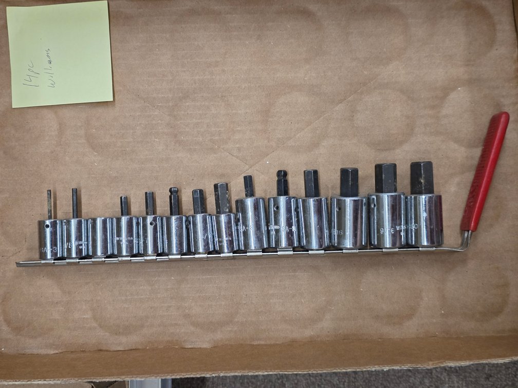 Williams 14pc Hex Bit Socket Set