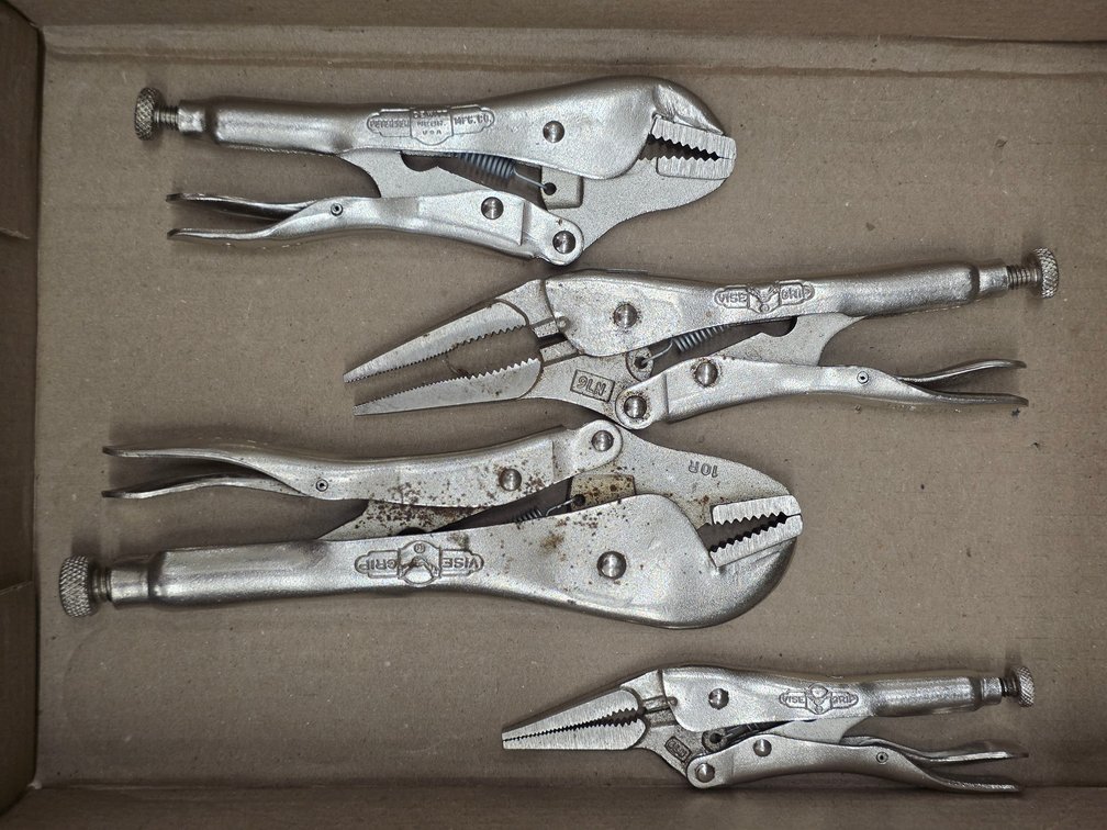 (4) Assorted Vise Grips