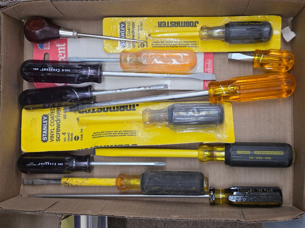 (12) Assorted Screwdrivers