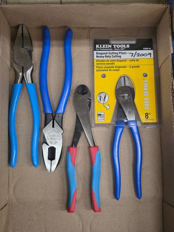 (4) Assorted Pliers
