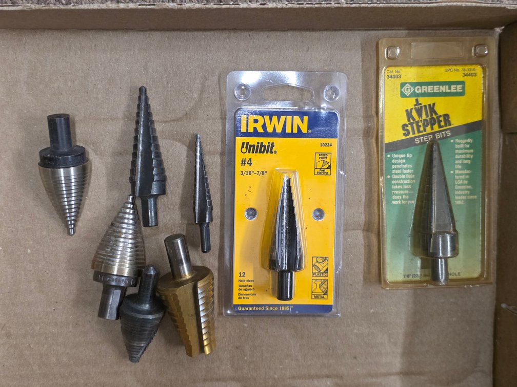(8) Assorted Step Bits