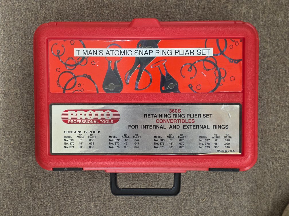 Proto Retaining Ring Pliers Set