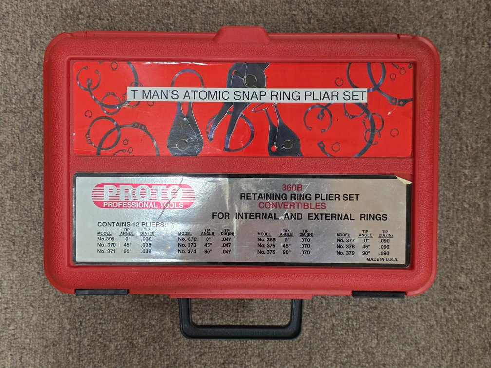 Proto Retaining Ring Pliers Set