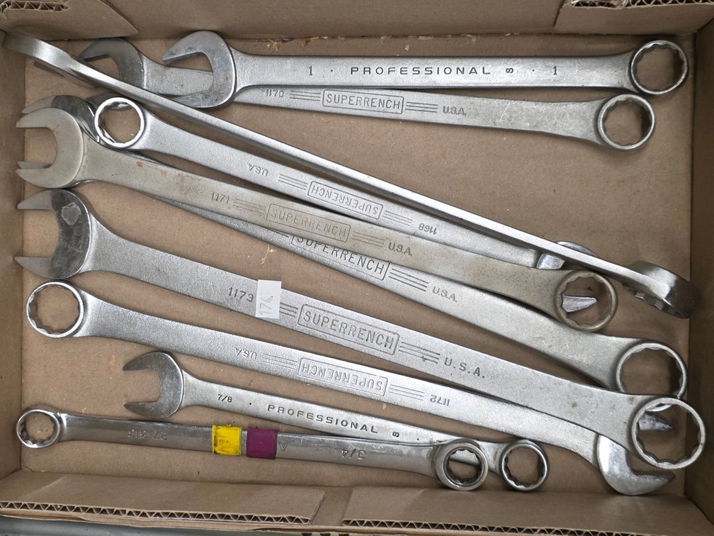 (10) Assorted Combination Wrenches