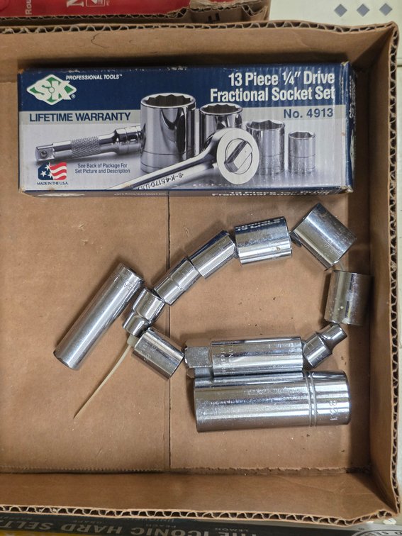 (24) Assorted Sockets