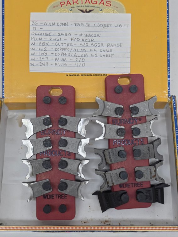 Burndy Compression Crimping Dies