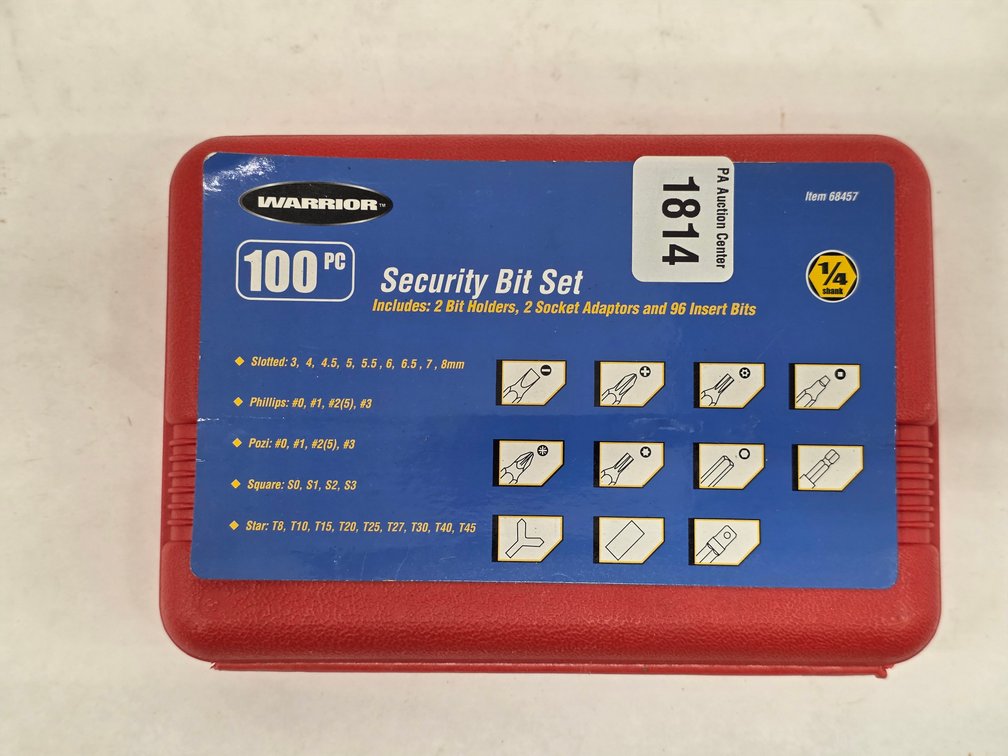 Warrior 100pc Security Bit Set