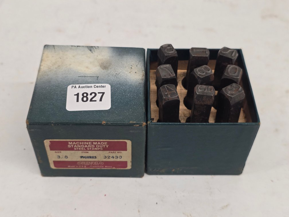 Greenfield 3/8" Steel Stamps
