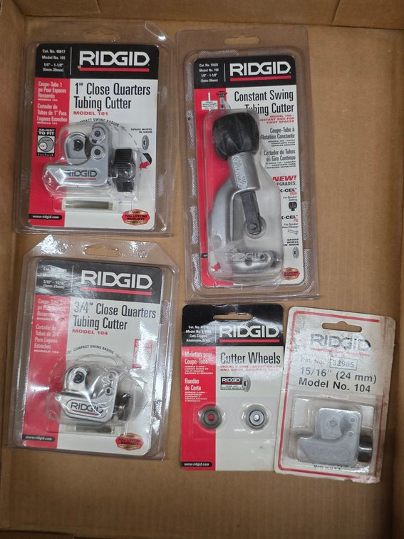 Ridgid Cutters & Cutter Wheels