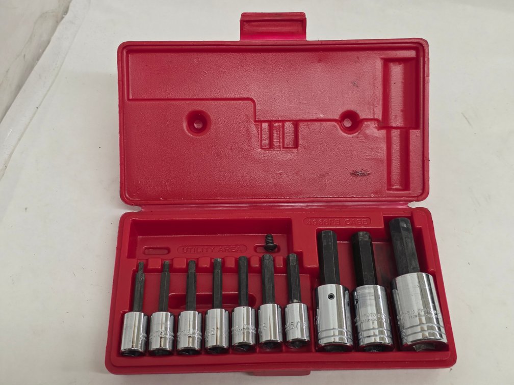 Proto 10pc 3/8" Hex Bit Socket Set