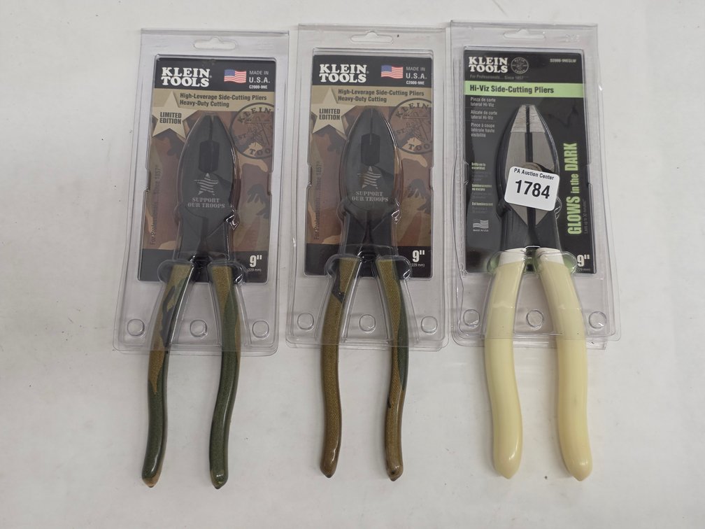 (3) Klein Cutting Pliers