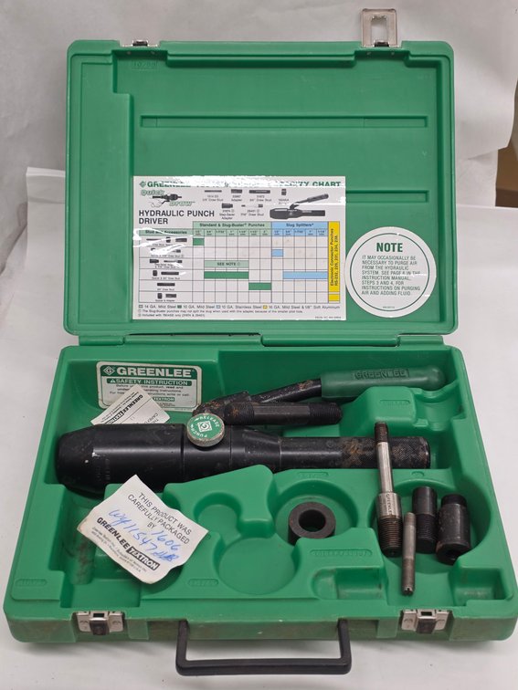 Greenlee Hydraulic Punch Driver