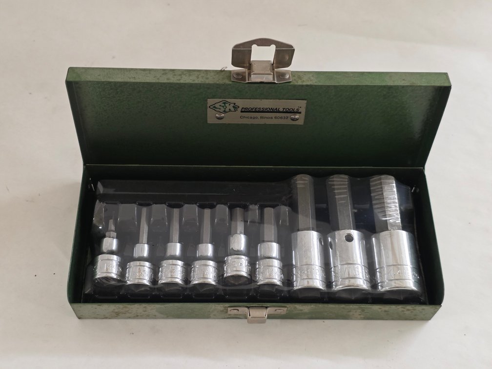 SK 9pc Hex Bit Socket Set