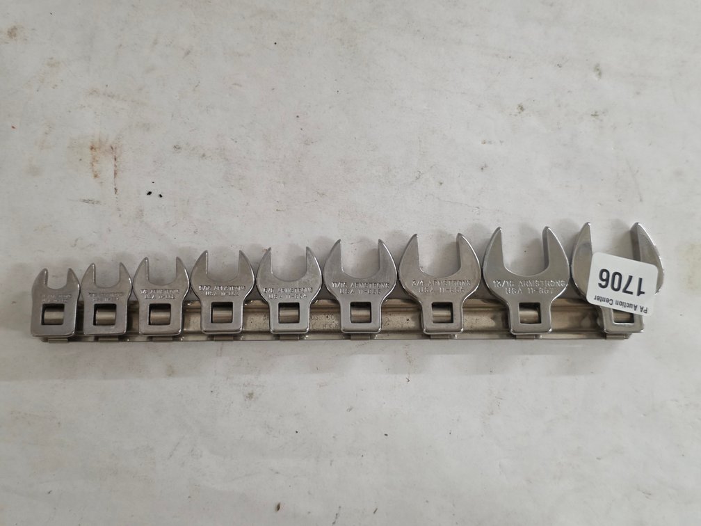 Armstrong 9pc Crow Foot Wrenches