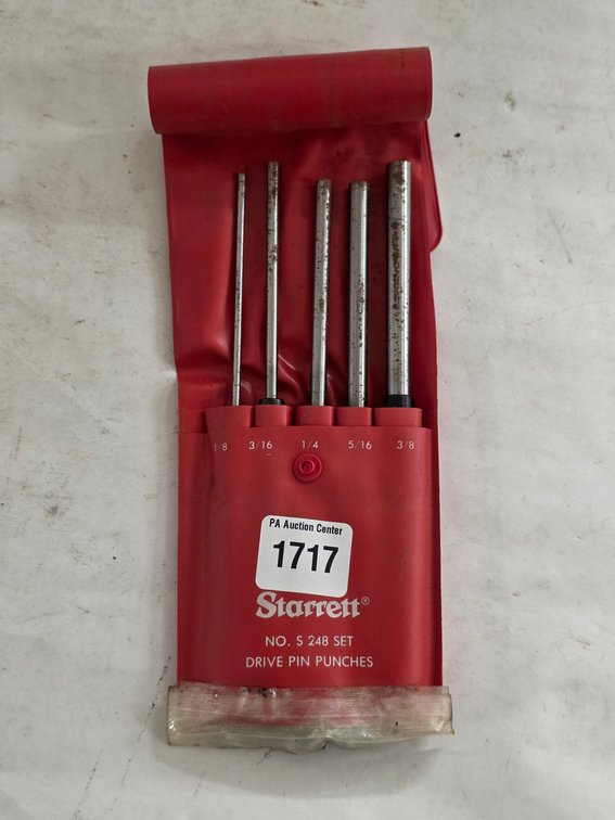 Starrett 5pc Drive Pin Punches