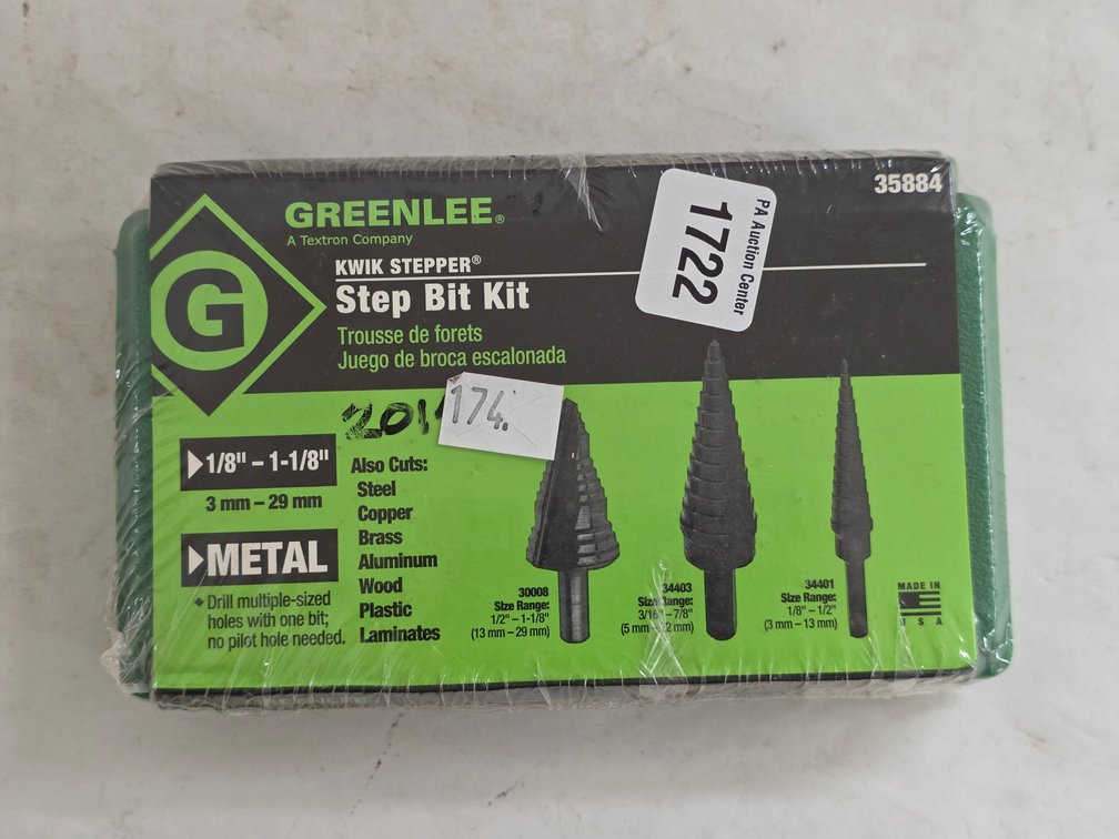 Greenlee Step Bit Kit