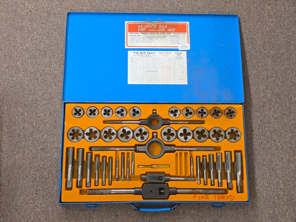 45pc SAE Tap & Die Set
