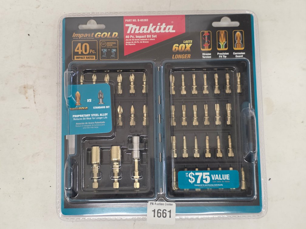 Makita 40pc Impact Gold Bit Set