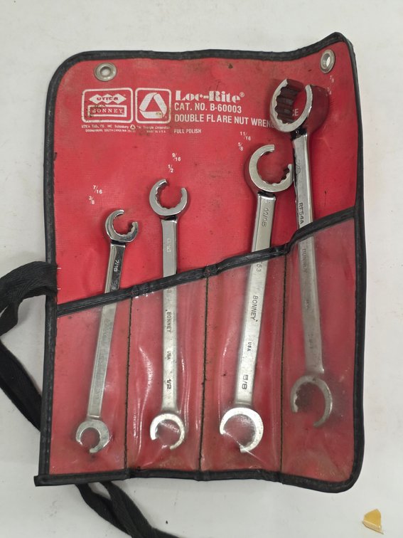 Utica 4pc Double Flare-Nut Wrench Set
