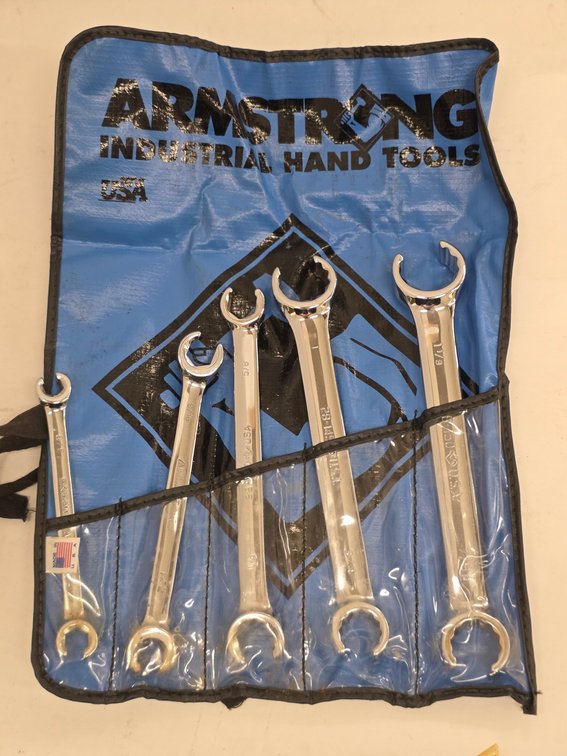 Armstrong 5pc Double Flare Nut Wrench Set