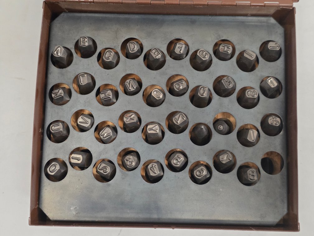 Lawson 39pc Metal Hand Stamps