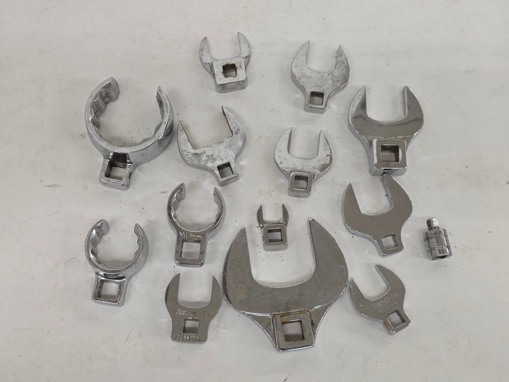 (14) Assorted Snap-On Crow Foot Wrenches