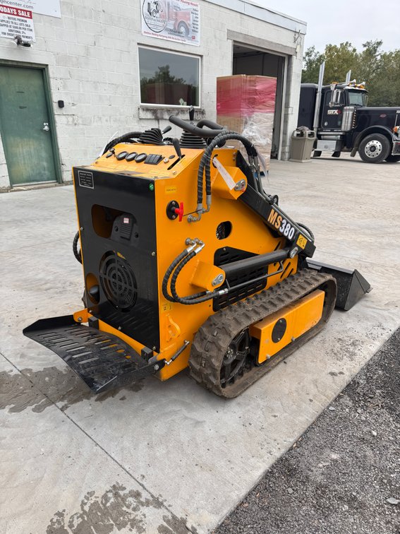 New MMS MS380 Mini Stand-On Skid Loader
