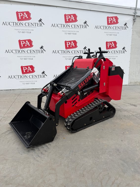 New SD LANCH SSL1300 Mini Diesel Stand-On Skid Loa