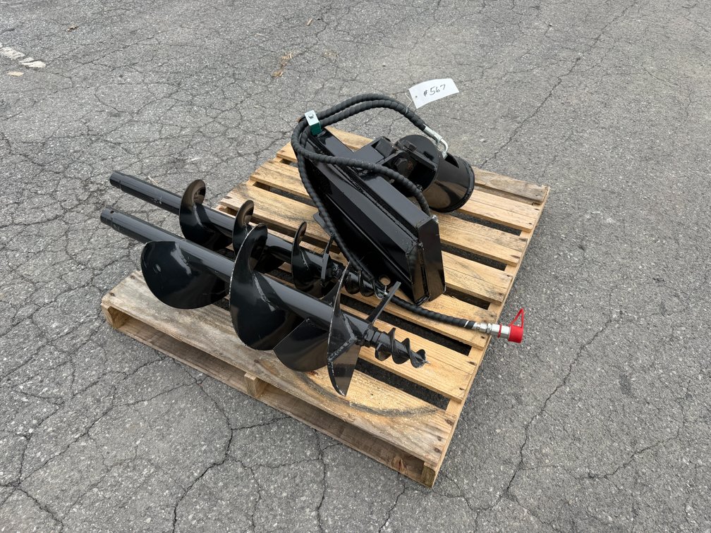 New Mini Quick Attach Auger Drive w/ Bits