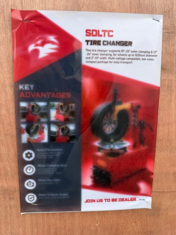 New SD LANCH SDLTC Tire Changer