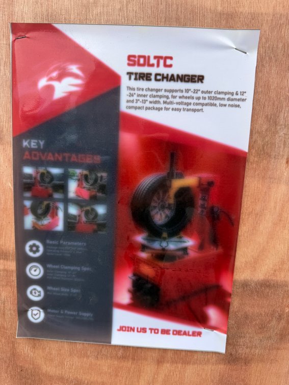 New SD LANCH SDLTC Tire Changer